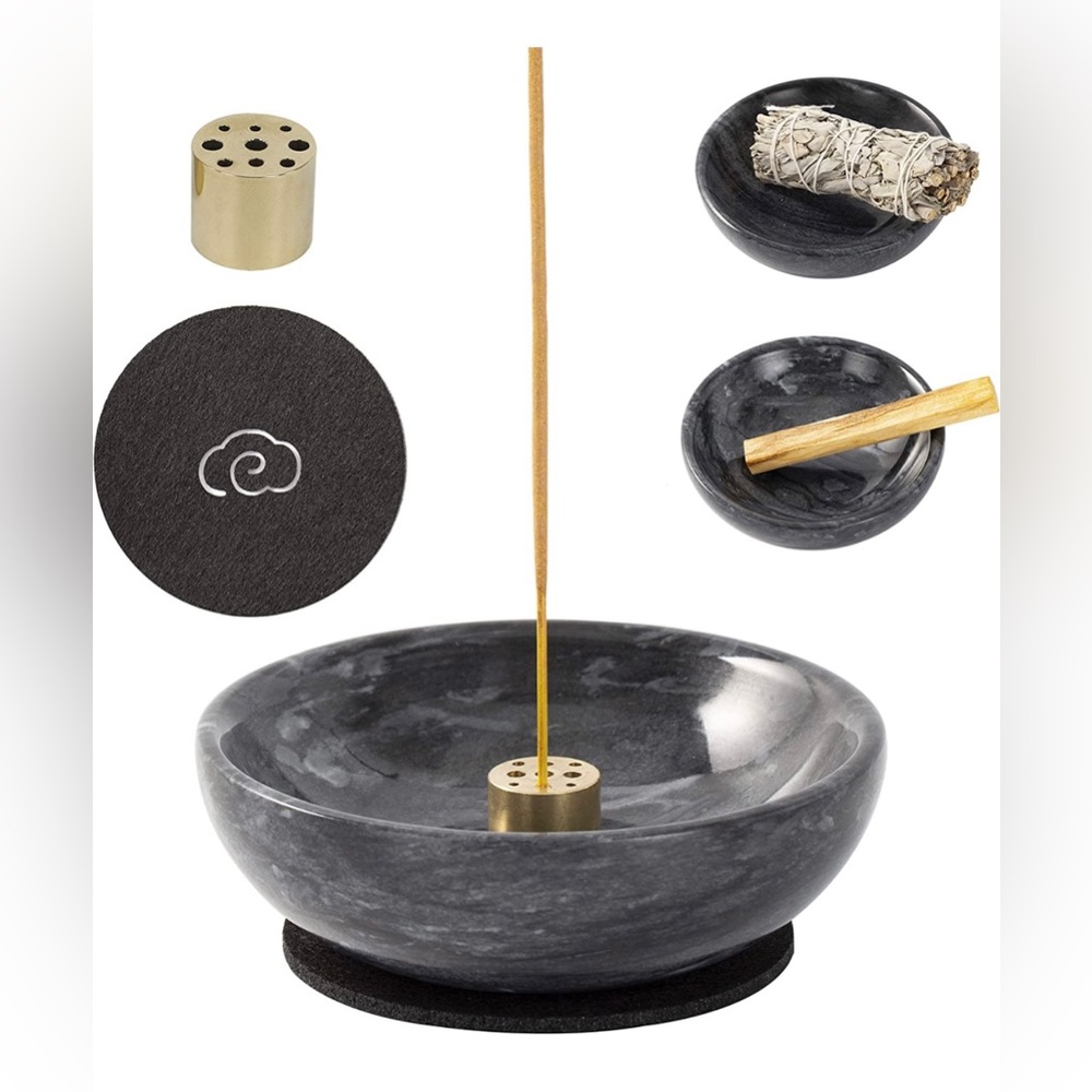BRAND NEW MARBLE INCENSE HOLDER NWT